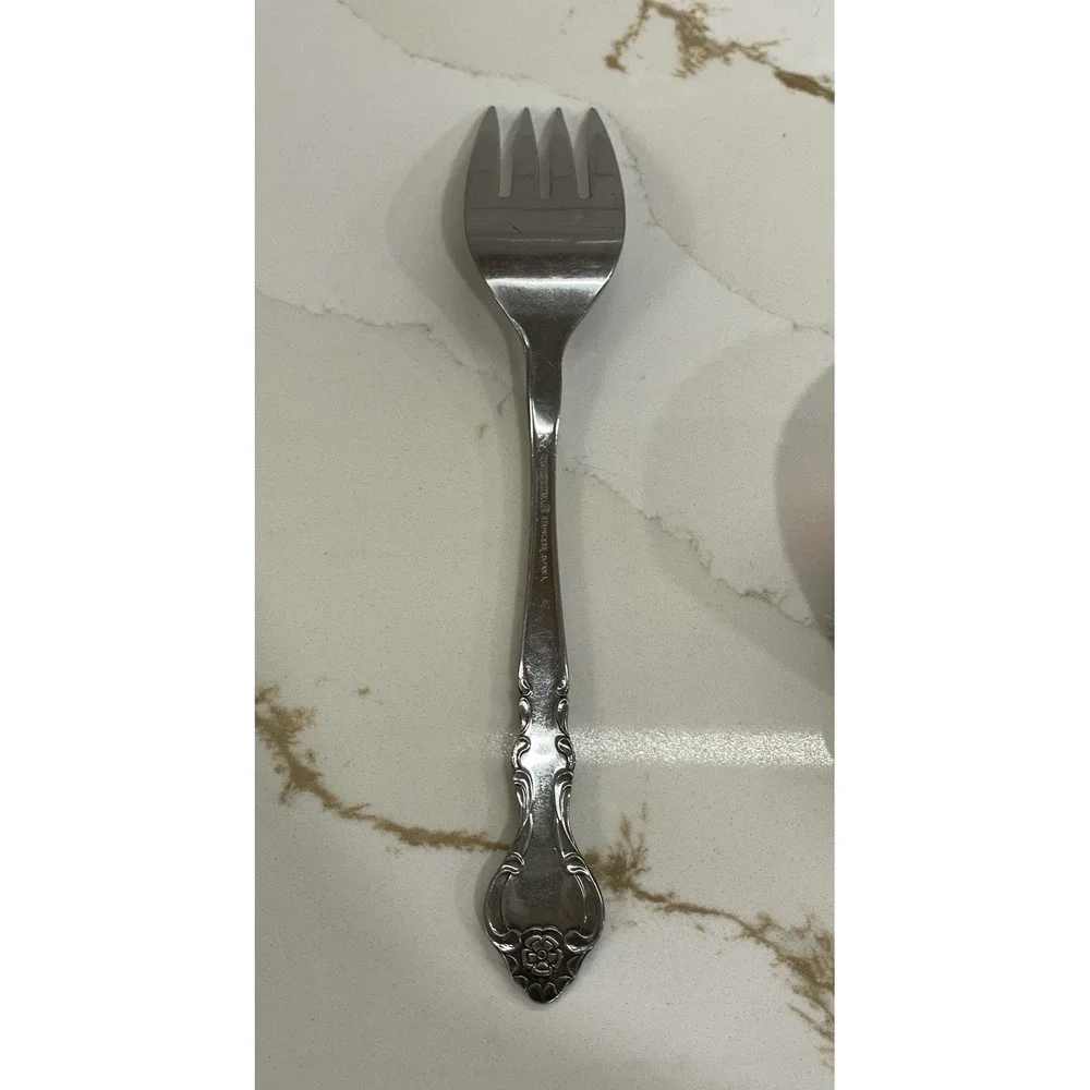 Vintage Oxford Hall‎ Stainless Steel Serving Fork Japan Serveware Large Meat